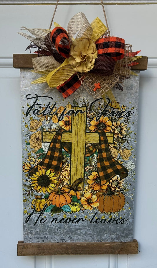 Fall Into Jesus Cross