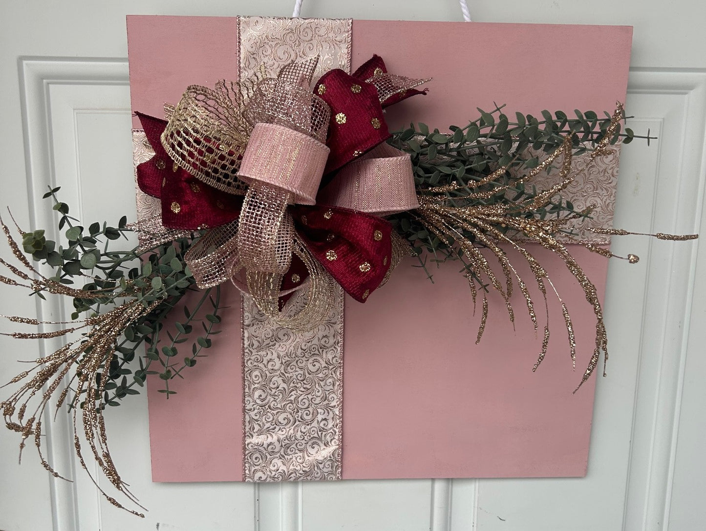 Pink and Gold Present