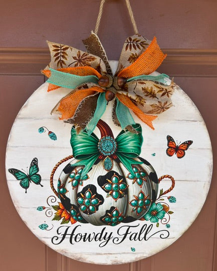 Howdy Fall Pumpkin